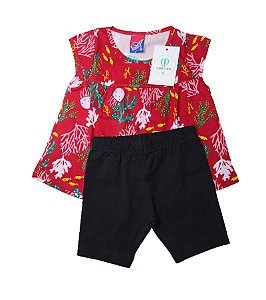 Conjunto  Feminino Batinha Alemara Tam.G