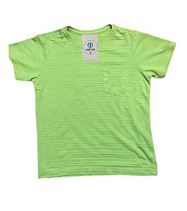 Camiseta Infantil com Bolso Tam.7-8 Anos