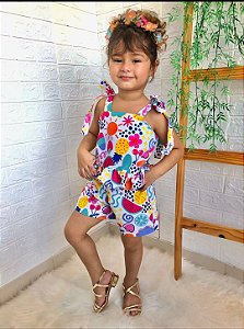 Conjunto Pop Colors Daminha Alegria Tam.2-4 Anos