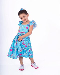 Vestido Doce Manu com Elástico de Cabelo