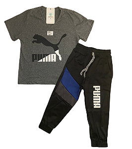 Conjunto Blogueirinho com Calça Puma (4-5 Anos)