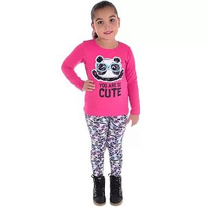 Conjunto Meia Estação Panda Tam.4