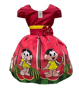 Vestido Temático Magali E Tam. M (4-5 Anos)