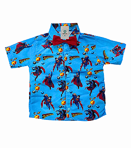 Camisa Temática Superman A Tam.M (4-5 Anos)