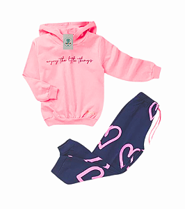 Conjunto Moletom Peluciado Enjoy Tam.12