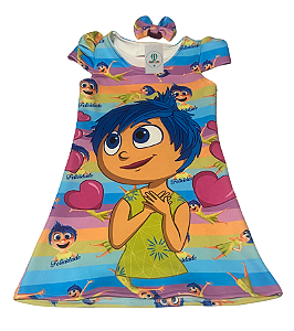Vestido Divertidamente 2 A Tam.8-10 Anos
