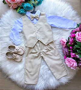 Conjunto Social Encanto Edu Colete Palha