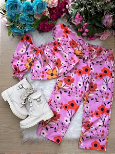 Conjunto Encanto Manu Blogueira Flores