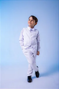 Conjunto Social Encanto Edu Colete Branco