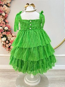 Vestido Festa Encanto Blitz Verde