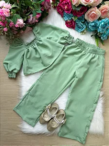 Conjunto Encanto Manu Blogueira Verde