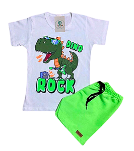 Conjunto Infantil Masculino Dino Rock Tam.8