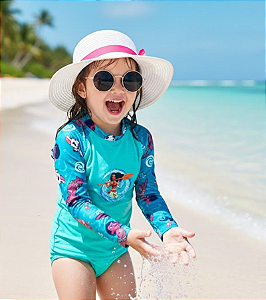 Conjunto Proteção Solar Moana Tamanho 4