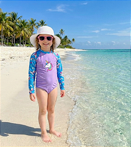 Conjunto Proteção Solar Unicórmio Tamanho 6