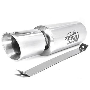 RCI249 – ABAFADOR ESPORTIVO CHANFRADO INOX CORPO 5″ / ENCAIXE 2″½