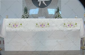 Toalha de Altar bordada – CG 089