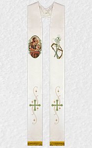 Estola Sacerdotal São José Operário c/ Franja
