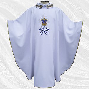 Casula Mariana Sem Galão Nossa Senhora CG 736