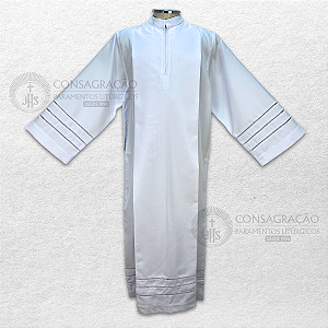 Tunica Tradicional com Entremeio Ponto Palito - CG 612