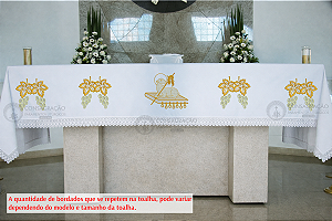 DUPLICADO - Toalha de Altar Bordada – CG 089