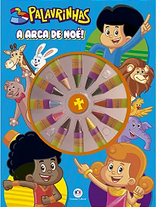 A Arca de Noé com giz de cera - 3 palavrinhas