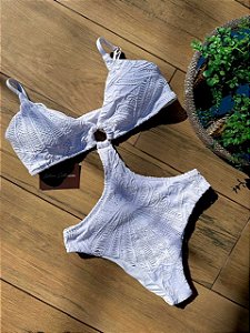 Body Mykonos Renda Branco  Handmade Collection