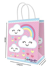 Sacola de Papel Personalizada Chuvas de amor Chuvas e Benção