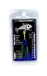 Suporte Hook 3/0 Duplo com Flash Atrativo
