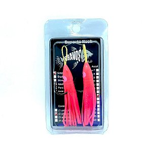 Suporte Hook 5/0 Simples com Lula Atrativa (2 unidades)