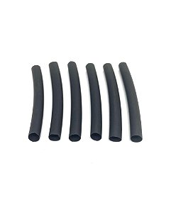 Termo Retratil 7mm Preto (40 cm)