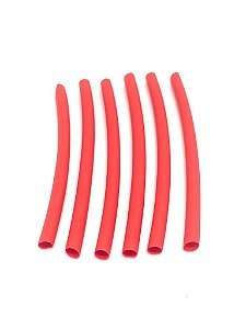 Termo Retratil 3,2mm Vermelho (40 cm)