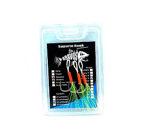 Micro Suporte Hook Simples (Chinu 9) com Flash Atrativo (3 unidades)