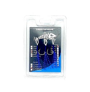 Nano Suporte Hook Simples com Flash Atrativo (Anzol nº5) (3 unidades)