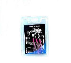 Micro Suporte Hook Simples (Chinu 7) com Flash Atrativo (3 unidades)