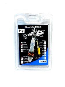 Jig 14g Sapinho com Suporte Hook Chinu 6