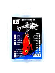 Jig 15g Corujinha com Suporte Hook Chinu 6