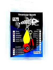 Jig 15g Corujinha com Suporte Hook Chinu 6