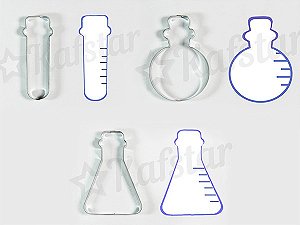 KIT CORTADORES QUÍMICA - 3PÇ