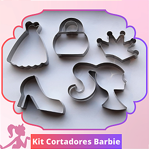 KIT CORTADORES BARBIE