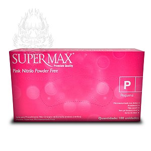 Luva Supermax Pink Tam M