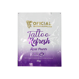 Gel Tattoo Refresh Açaí - GT Oficial - 30g - Sachê