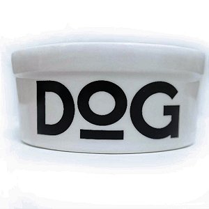 Comedouro para Cachorro, Branco