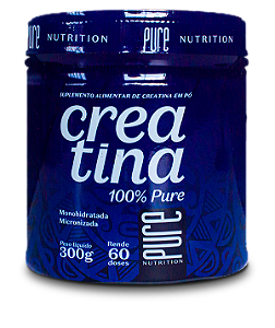 Creatina 100% Pura - Pure Nutrition + Brinde Coqueteleira Pure Nutrition