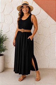 Vestido Regata - Bolso Lateral