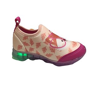 TENIS FUN LIGHT DOK INFANTIL LED ROSA