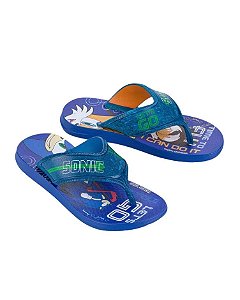 CHINELO INFANTIL SONIC SPEED DE DE AZUL