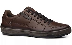 SAPATENIS PEGADA MASCULINO EM COURO PINHAO