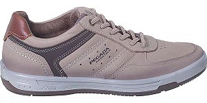 SAPATENIS PEGADA MASCULINO DE COURO AREIA