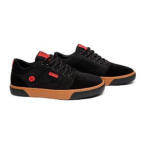 TENIS STREET OLLIE PLAZZA INFANTIL PRETO SKATE
