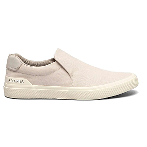 TENIS DAILY SLIP CANVAS BEGE